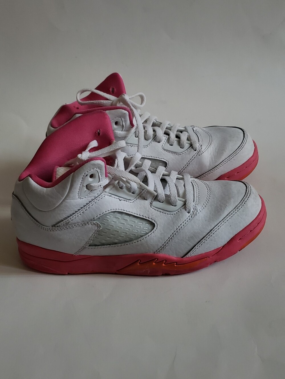 Air Jordan 5 Retro “Pinksicle” (GS) Size 3Y | White / Pink